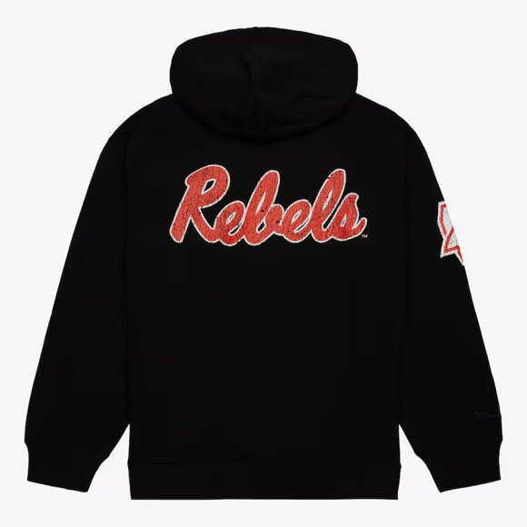 Mitchell & Ness Ole Miss Rebels Team OG Fleece Hoodie NWT Small - Picture 2 of 7